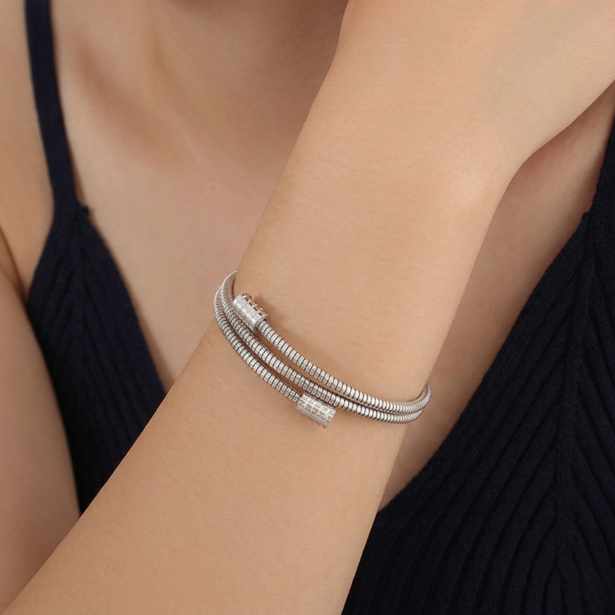 Pulseira em Aço Inoxidável 316L