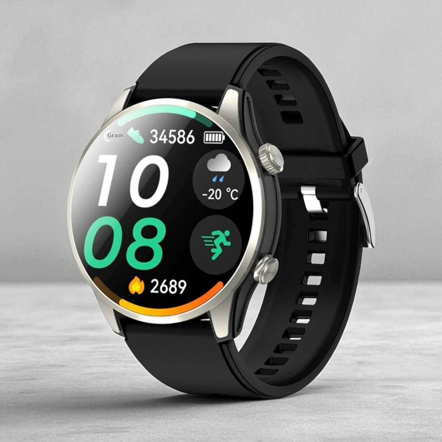 Smartwatch Outdoor com Posicionamento Dual-Frequência