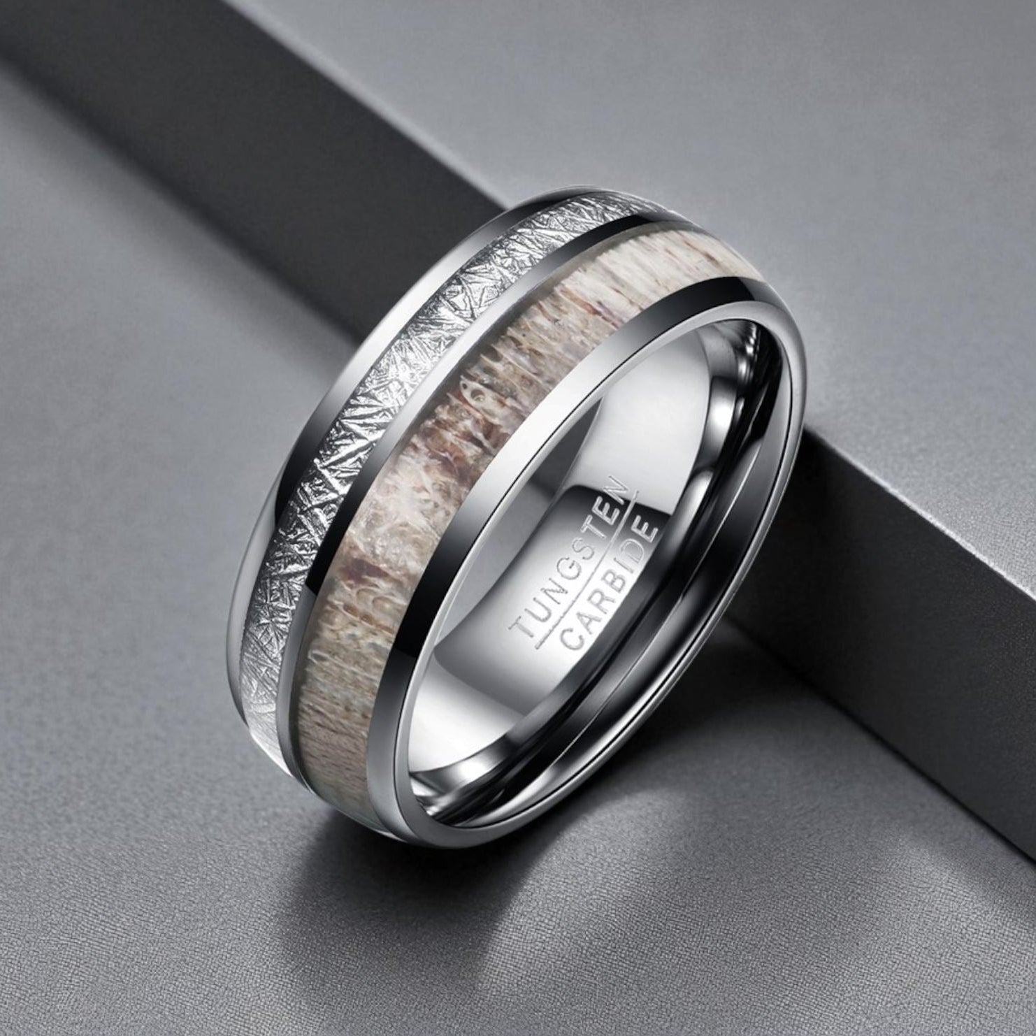 Anel em Aço de Tungsténio