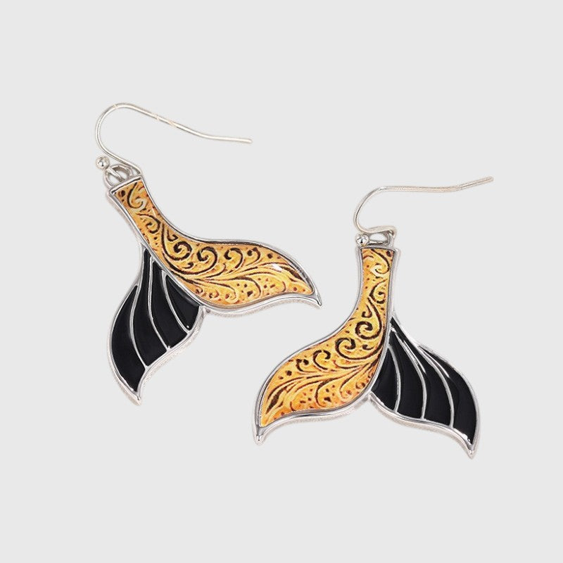 Brincos Whale Retrô