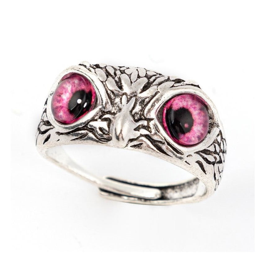 owl eye ring – Red Monkey - Main Image