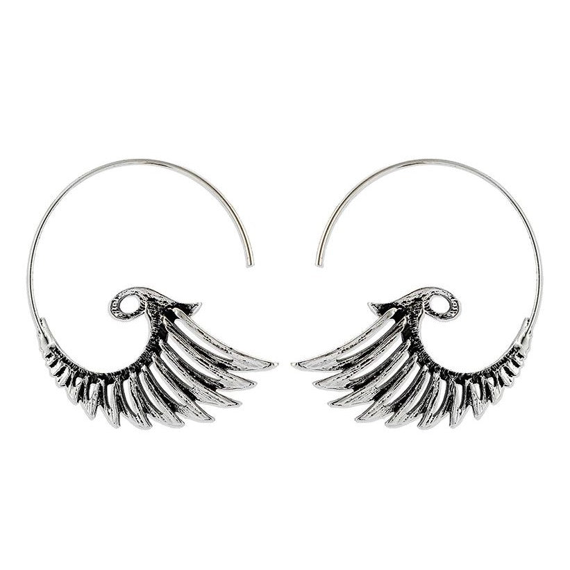 Brinco Asa Vintage - Prateado (7370756685998)