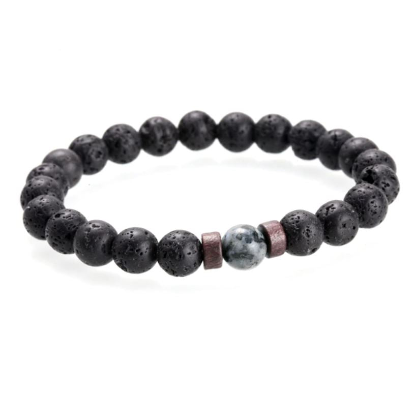 Pulseira Amuleto Chakra de Pedra Natural (7257521127598)