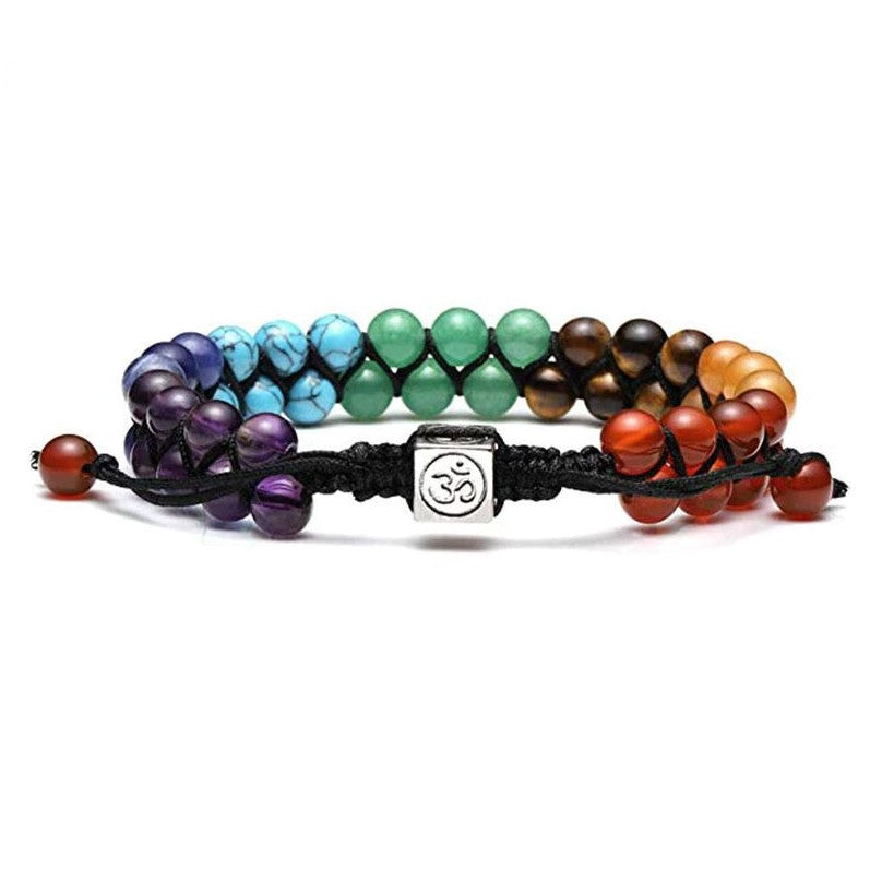Pulseira de Pedra Natural 7 Chakras (7370508894382)
