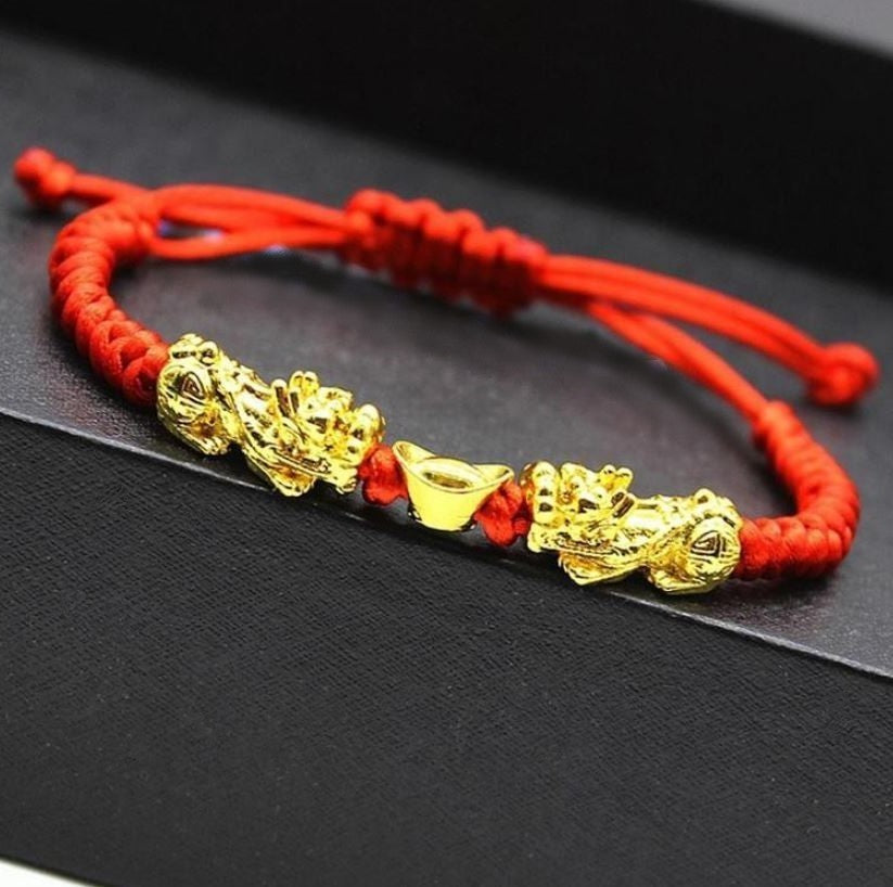 Pulseira de Energia - Amuleto da Sorte Feng Shui (7426606858414)